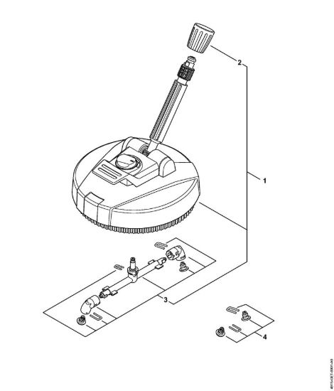 Appliciazioni pulitrice per superfici RA 82    06/2019 Idropulitrice elettrica (RE) RE 109 della marca STIHL
