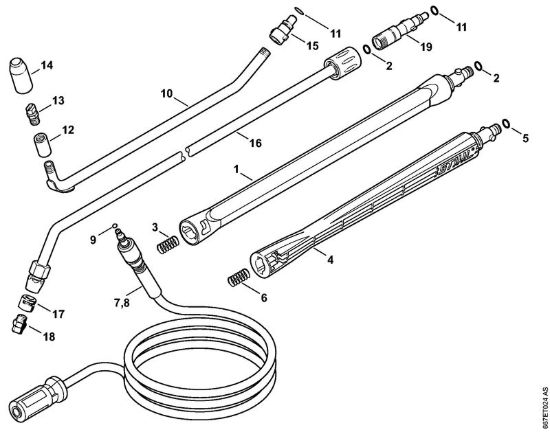 Accessori Idropulitrice elettrica (RE) RE 117 della marca STIHL