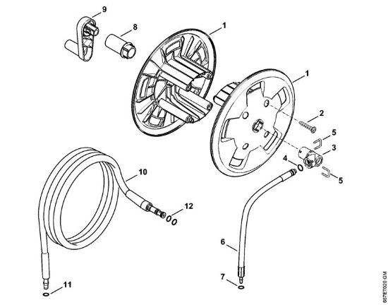 Tamburo avvolgi-flessibile RE 127 PLUS Idropulitrice elettrica (RE) RE 127 PLUS della marca STIHL