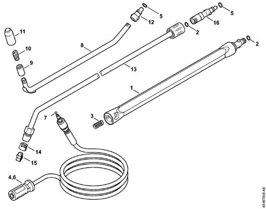 Accessori Idropulitrice elettrica (RE) RE 128 PLUS della marca STIHL