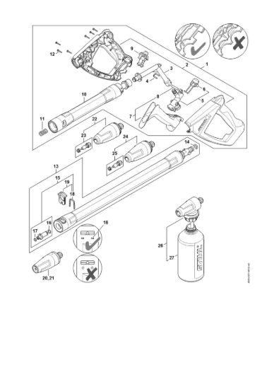Picture of Pistola, tubo nebulizzatore RE 130 PLUS