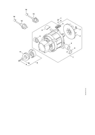 Picture of Elettromotore, Cavo di collegamento RE 140 PLUS