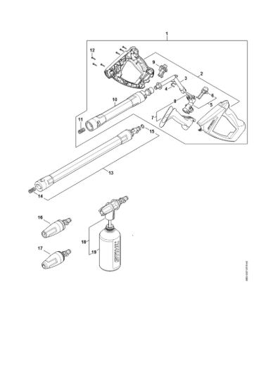 Picture of Pistola, tubo nebulizzatore RE 140 PLUS