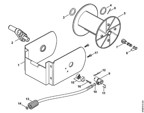 Tamburo avvolgi-flessibile Idropulitrice elettrica (RE) RE 161 K della marca STIHL