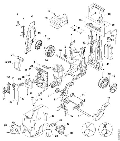 Picture of Carrello, Condotto aria, Cappottatura, Scatola interruttore RE 170 PLUS RE 170 PLUS