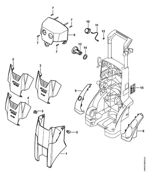 Cappottatura Idropulitrice elettrica (RE) RE 232 della marca STIHL