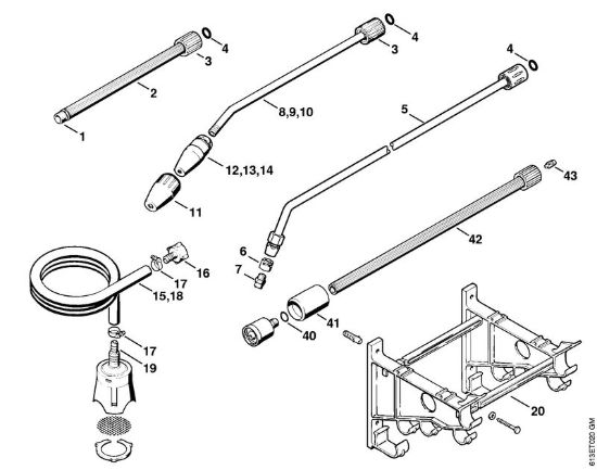 Attrezzi, accessorio a richiesta Idropulitrice elettrica (RE) RE 240 K della marca STIHL