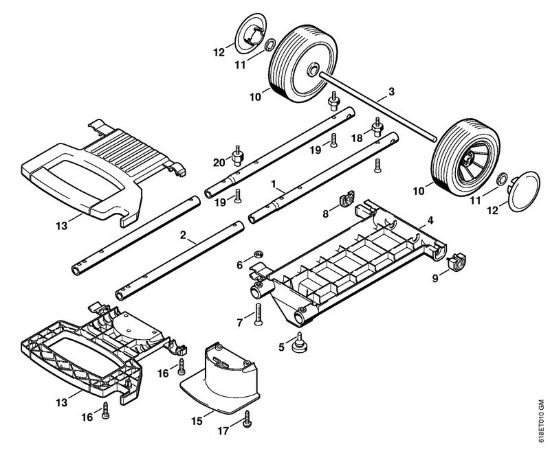 Carrello Idropulitrice elettrica (RE) RE 250 K della marca STIHL