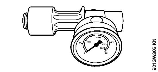 Manometro per prove M24x1,5 Idropulitrice elettrica (RE) RE 281 della marca STIHL