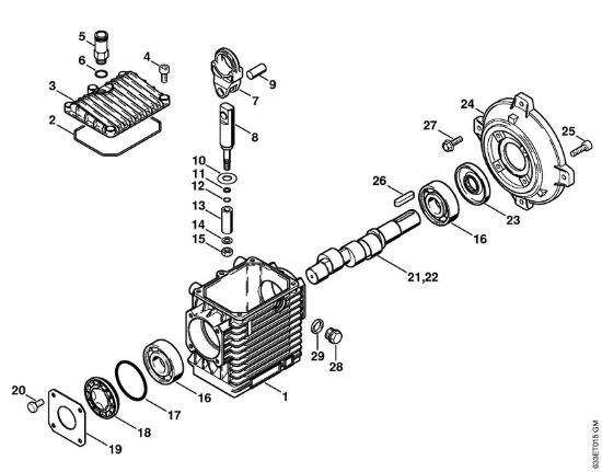 Pompa Idropulitrice elettrica (RE) RE 360 K della marca STIHL