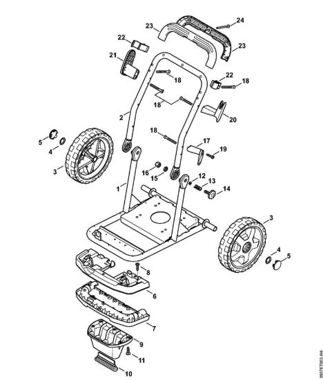 Carrello Idropulitrice elettrica (RE) RE 462 PLUS della marca STIHL