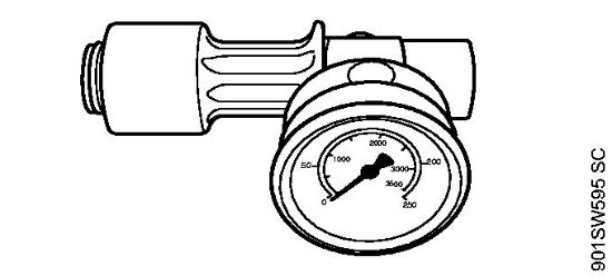 Manometro per prove M27x1,5 Idropulitrice elettrica (RE) RE 581 della marca STIHL