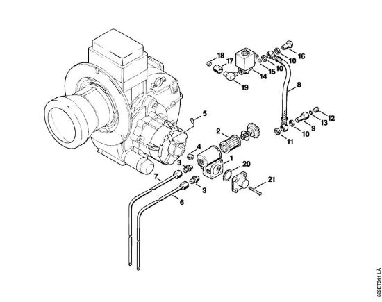 Pompa di alimentazione Idropulitrice elettrica (RE) RE 630 W della marca STIHL