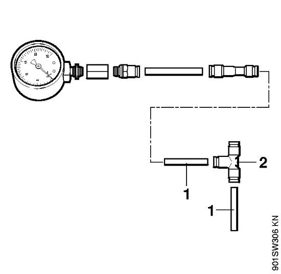 Manometro Idropulitrice elettrica (RE) RE 640 W della marca STIHL