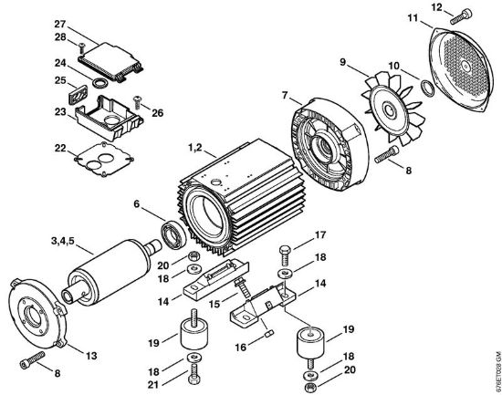 Elettromotore Idropulitrice elettrica (RE) RE 661 della marca STIHL