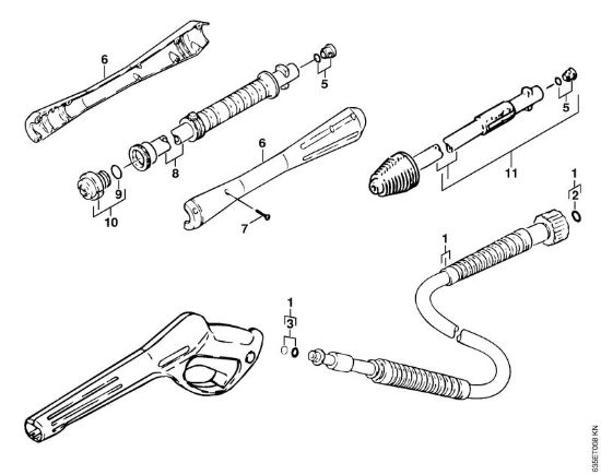 Accessori a richiesta Idropulitrice elettrica (RE) RE 820 KM della marca STIHL