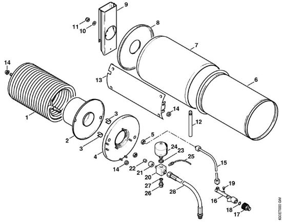 Scambiatore di calore Idropulitrice elettrica (RE) RE 840 W della marca STIHL