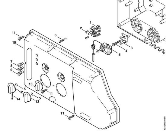 Quadro di controllo Idropulitrice elettrica (RE) RE 880 W della marca STIHL