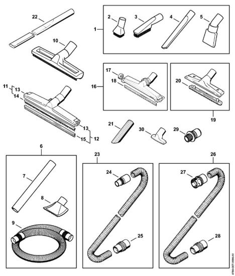 Accessori Aspiratori (SE) SE 133 ME della marca STIHL