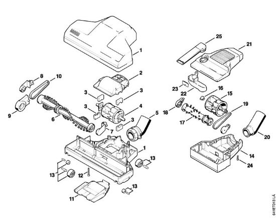 Spazzole aspiratrici a turbina Aspiratori (SE) SE 202 della marca STIHL