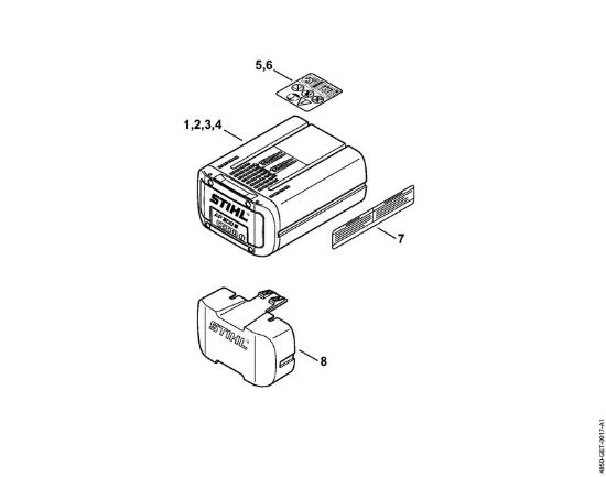 Accumulatore Batterie (AK, AP, AR, AS, PS) AP 300 S della marca STIHL