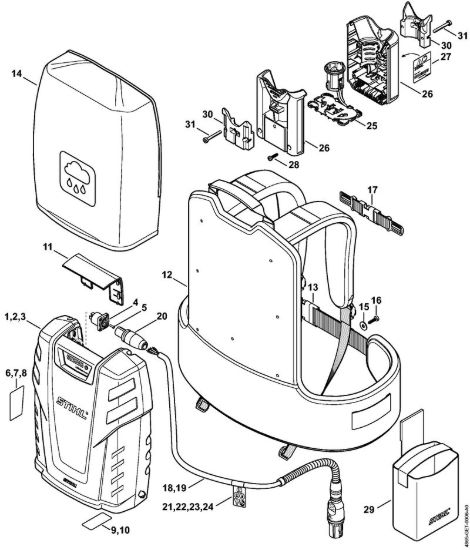 Accumulatore Batterie (AK, AP, AR, AS, PS) AR 3000 della marca STIHL