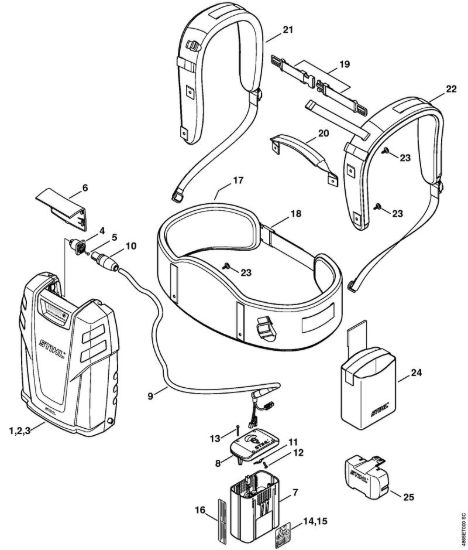 Accumulatore Batterie (AK, AP, AR, AS, PS) AR 900 della marca STIHL