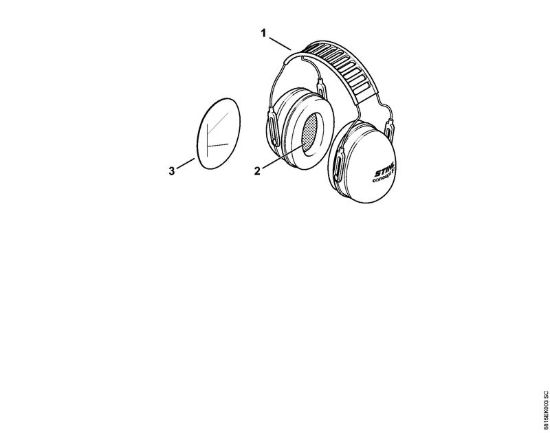 Cuffia auricolare CONCEPT-24 Protezioni per vista e udito XXX Concept 24 della marca STIHL