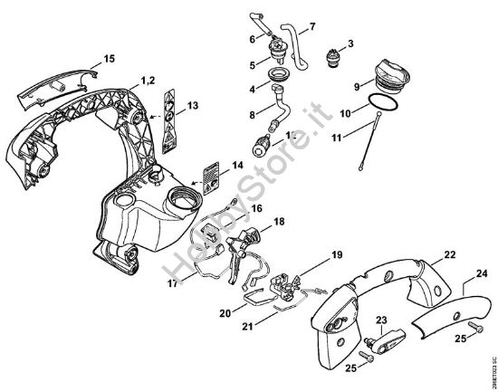 Manico a telaio BG 66 C Soffiatori (BG, BR) BG 66 C-E D della marca STIHL