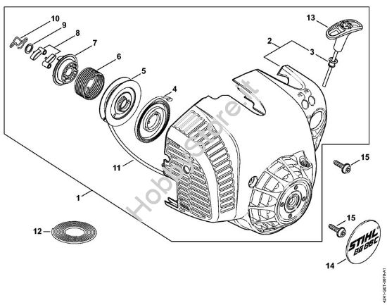 Dispositivo di avviamento ErgoStart Soffiatori (BG, BR) BG 86 C-E della marca STIHL