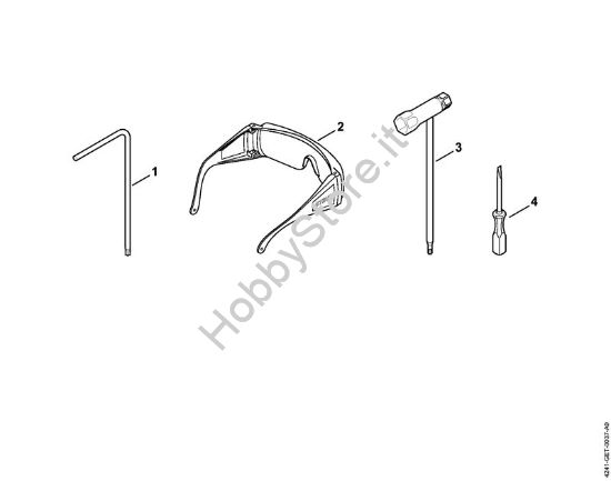 Attrezzi, accessorio a richiesta Soffiatori (BG, BR) BR 200-D della marca STIHL