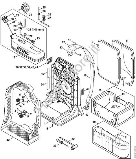 Dorsale Soffiatori (BG, BR) BR 420 C della marca STIHL