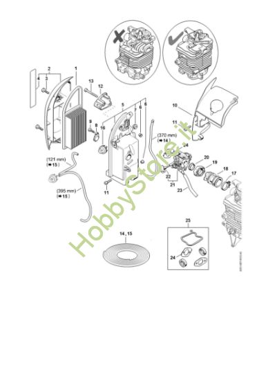 Picture of Filtro aria, manicotto elastico BR 700