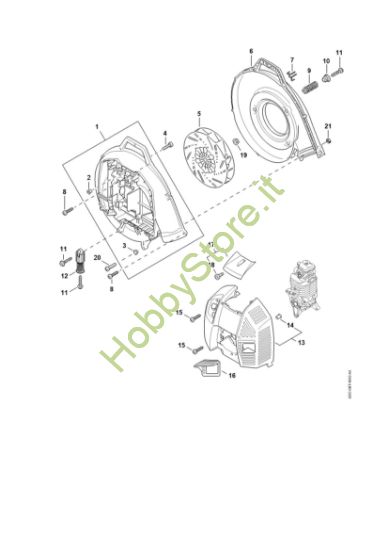 Picture of Carter soffiatore, cappottatura BR 800 C-E