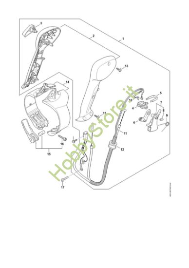 Picture of Impugnatura di comando BR 800 C-E