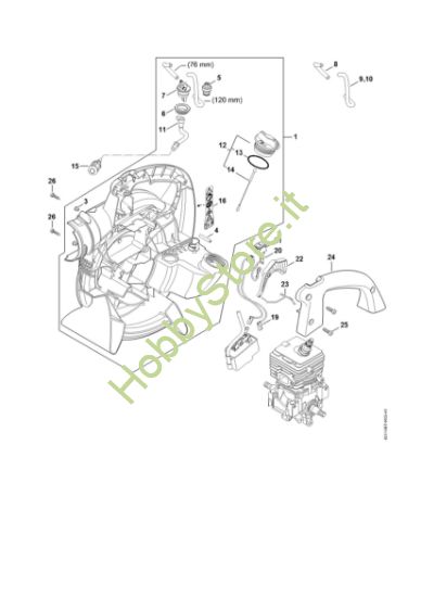 Picture of Carter soffiatore interno SH 56 SH 56 C-E