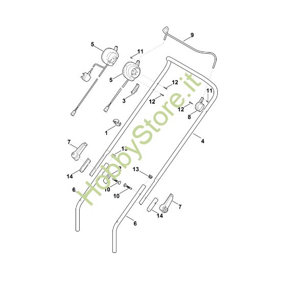 Picture of A - Manubrio RME 443.0