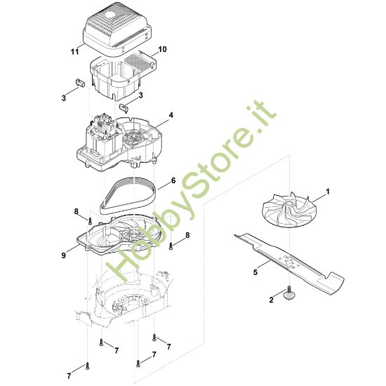 Picture of D - Motore, lama RME 443.0 C