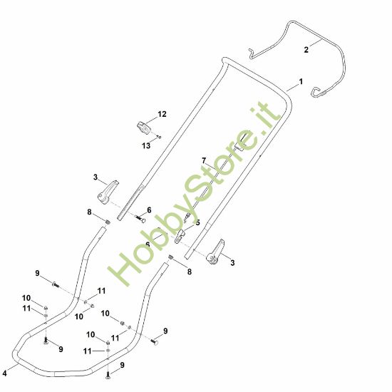 Picture of A - Manubrio RM 2.0 R