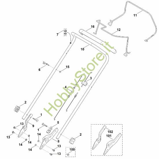 Picture of A - Manubrio RM 253.0 T