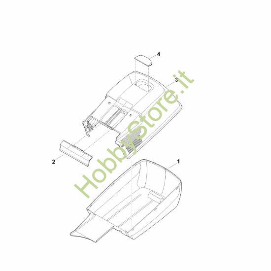 Picture of E - Cesto raccolta erba RM 253.1 T