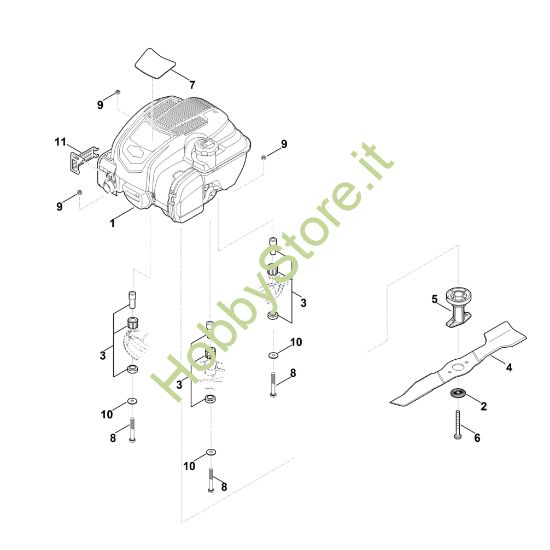 Picture of D - Motore, lama RM 3.0 RT