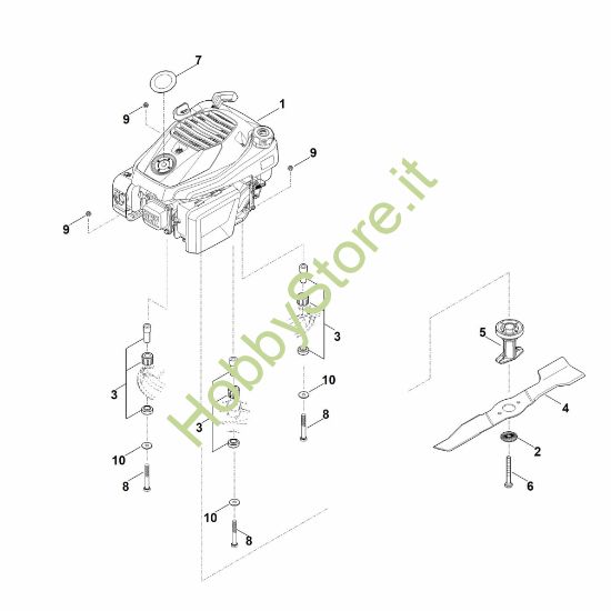 Picture of D - Motore, lama RM 3.1 RT