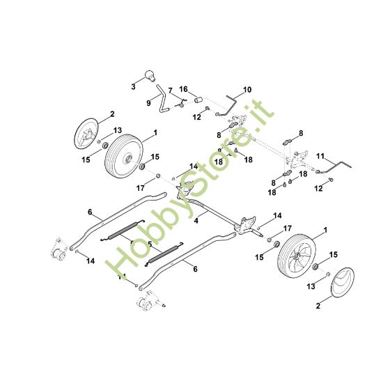 Picture of D - Regolazione altezza asse posteriore RM 4.0 RV