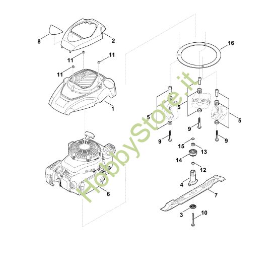 Picture of E - Motore, lama RM 4.0 RV
