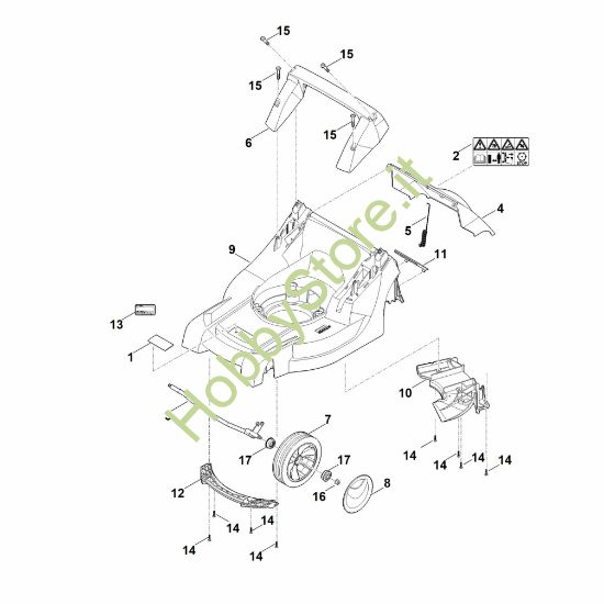 Picture of B - Scocca, asse anteriore RM 443.0 T