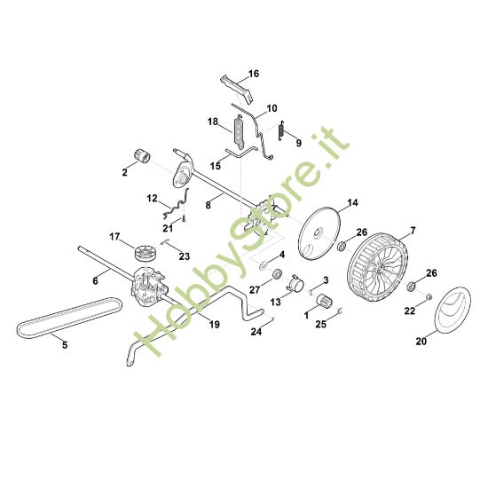 Picture of C - Regolazione altezza asse posteriore RM 443.0 T