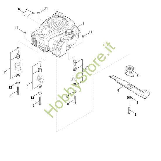 Picture of D - Motore, lama RM 443.0 T