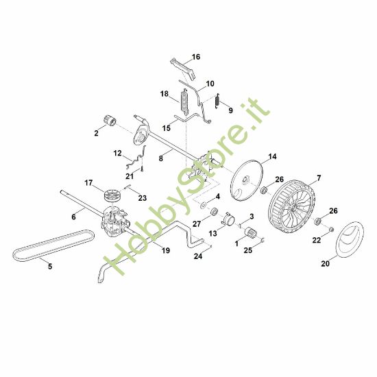 Picture of C - Regolazione altezza asse posteriore RM 443.1 T
