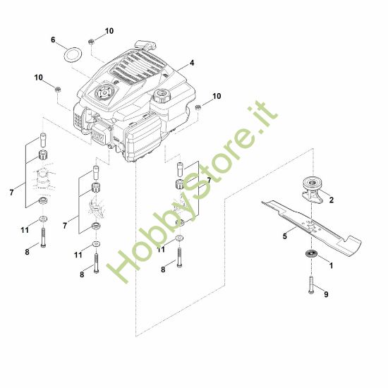 Picture of D - Motore, lama RM 443.1 T